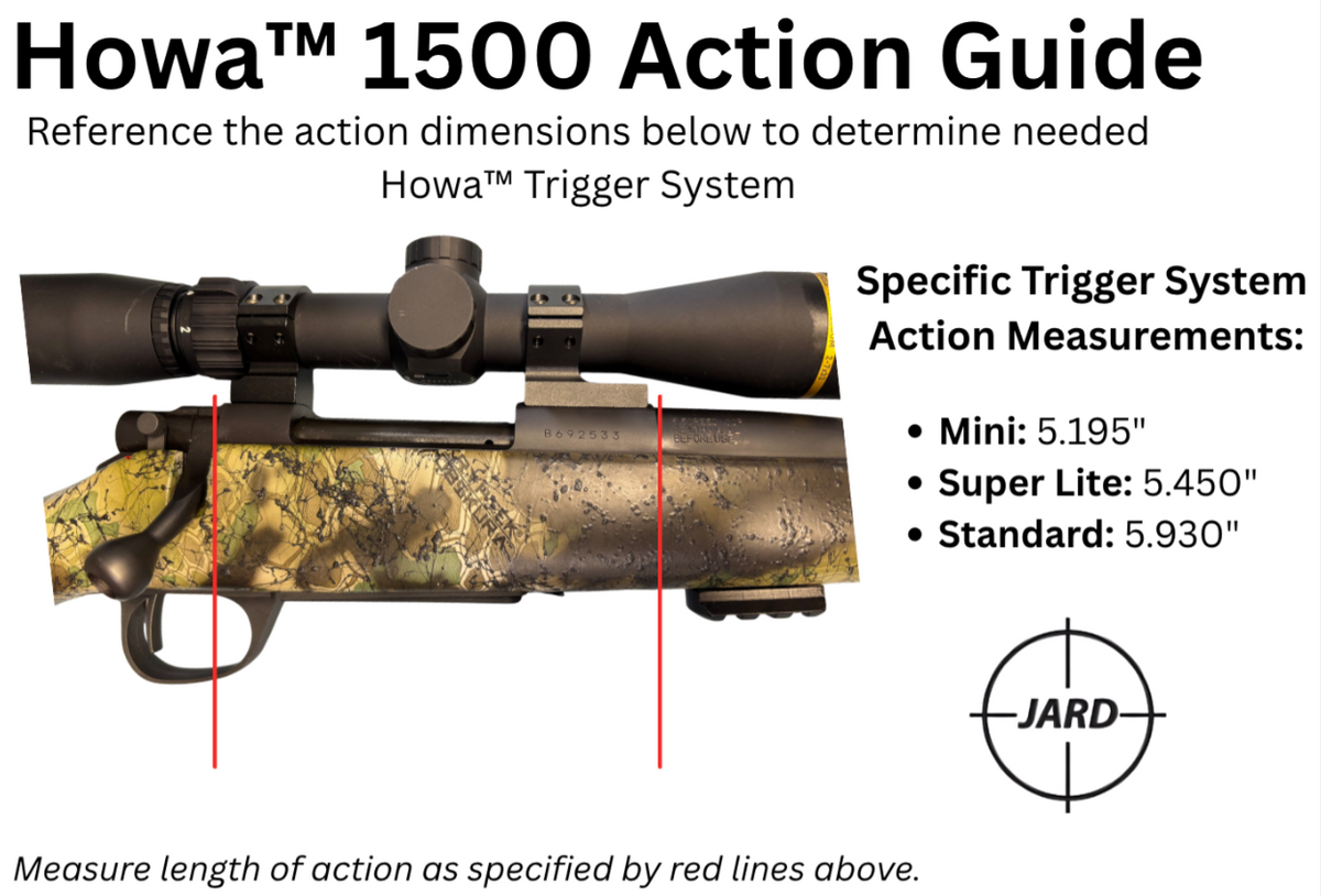 JARD Trigger System for Howa™ Rifles 6-8oz